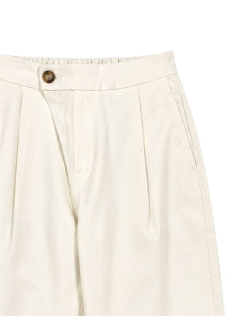 Pantalone bambino in misto cotone Manuel Ritz | 4557PANNA